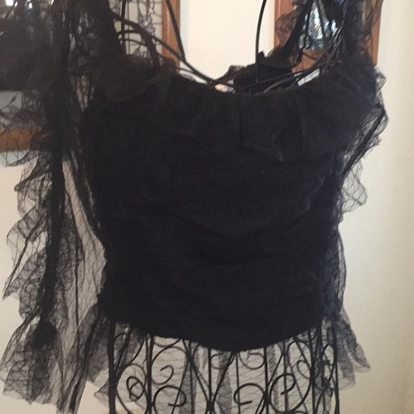 Black lace top - Picture 6 of 8